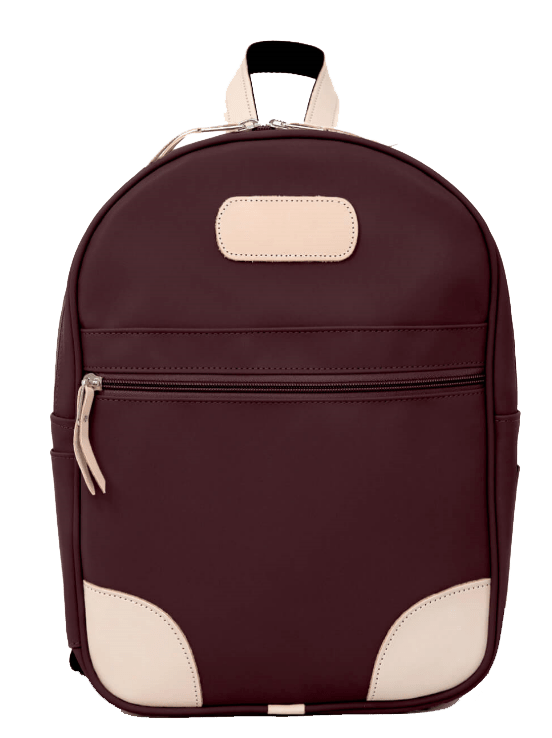 Burgundy Medium Canvas Jon Hart Backpack - Blair's Western Wear Marble Falls, TX