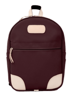 Burgundy Medium Canvas Jon Hart Backpack - Blair's Western Wear Marble Falls, TX