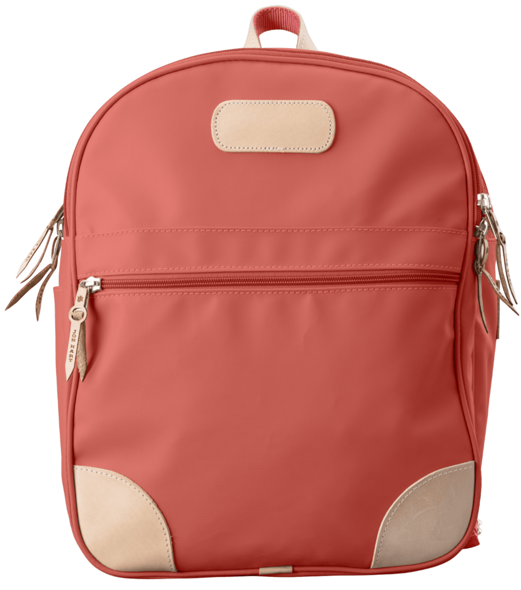 Coral Medium Canvas Jon Hart Backpack - Blair's Western Wear Marble Falls, TX