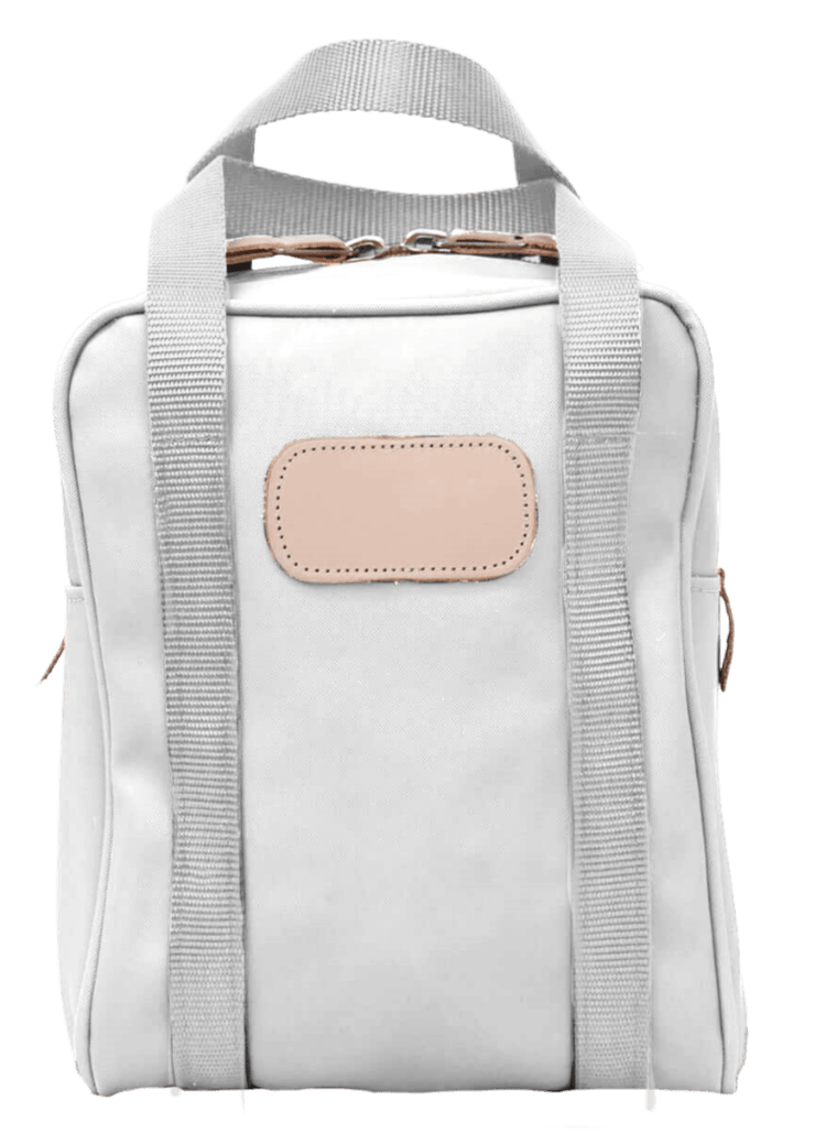 White Canvas Jon Hart Personalized Shag Bag - Blair's Western Wear Marble Falls, TX