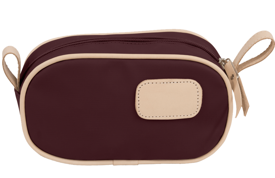 Burgundy Jon Hart Canvas Shave Kit - Blair's Western Wear Marble Falls, TX