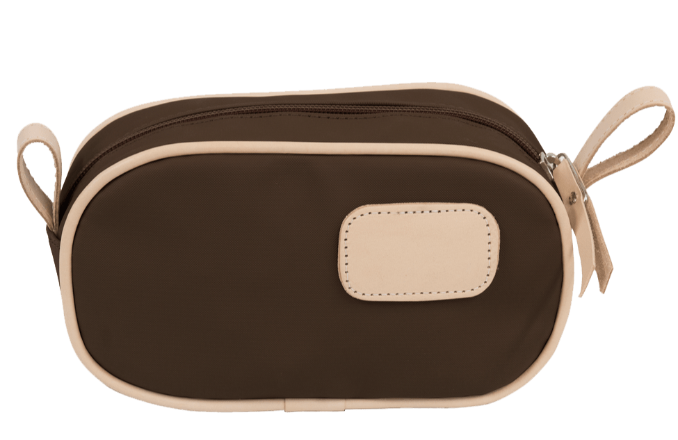 Espresso Jon Hart Canvas Shave Kit - Blair's Western Wear Marble Falls, TX