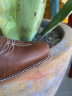 Women's Tall Red/Brown Macie Bean Western Dress Boots - M7511 - Blair's Western Wear Marble Falls, TX