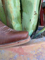 Women's Tall Red/Brown Macie Bean Western Dress Boots - M7511 - Blair's Western Wear Marble Falls, TX