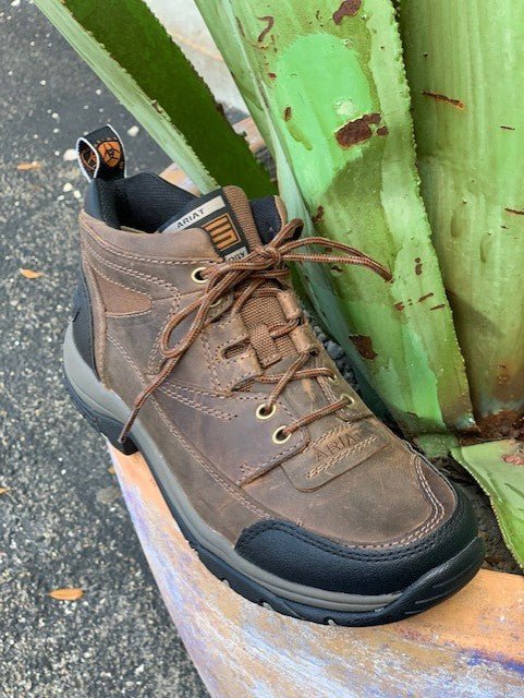 Men's Ariat Distressed Brown Terrain Lace-Up Boot