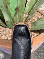 Men's Belly Ostrich Square Toe Western Boot
