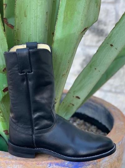 Men's Original Justin Black Roper Cowboy Boot - 3133