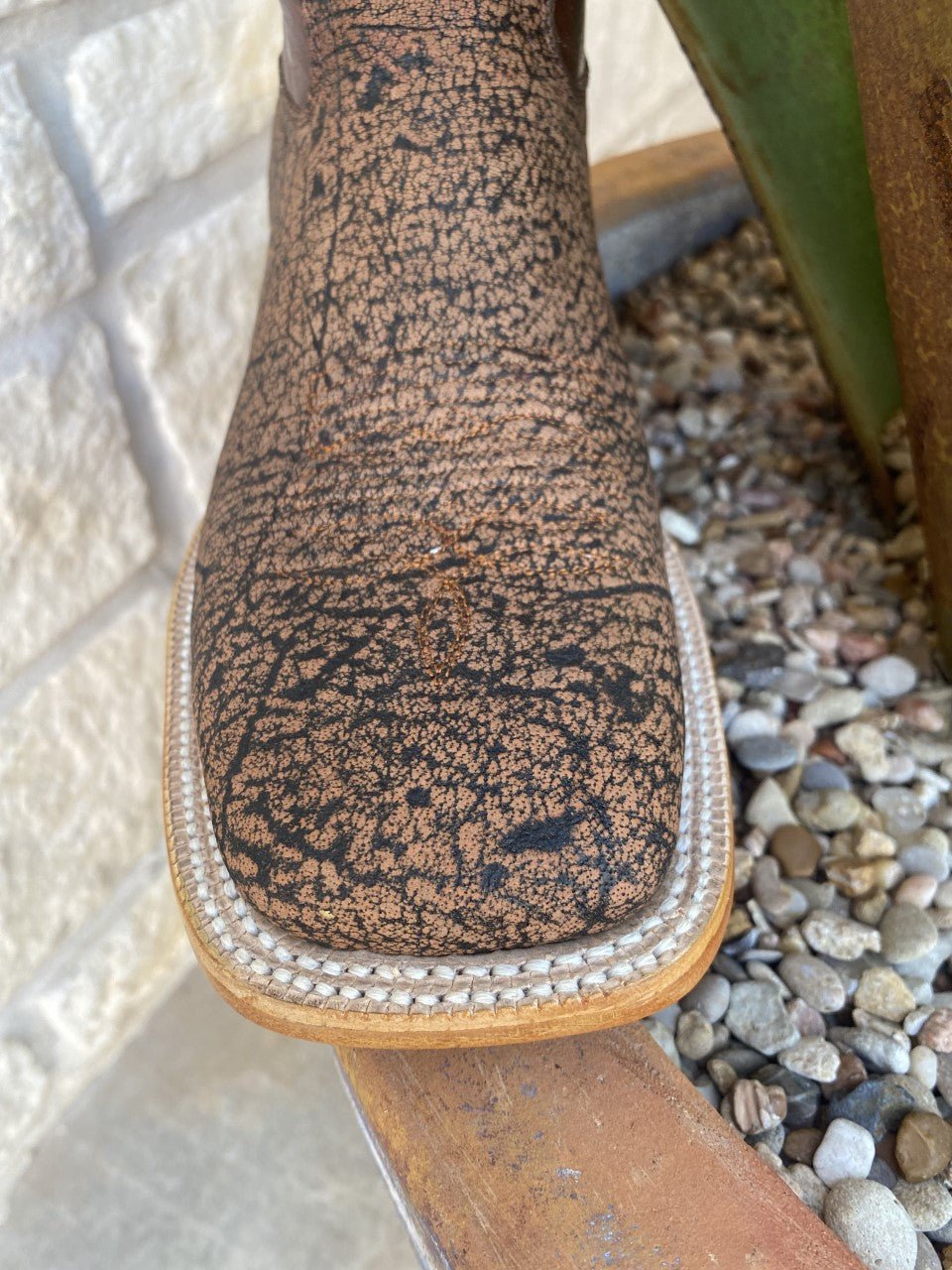 Men's Cape Buffalo Square Toe Western Boot