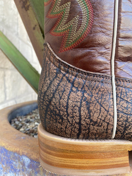Men's Cape Buffalo Square Toe Western Boot