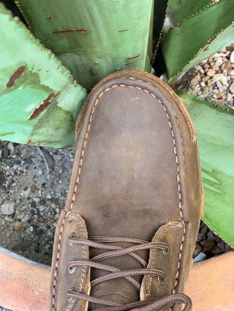 Men's Composite Toe Moc Toe Lace-Up Work Boot