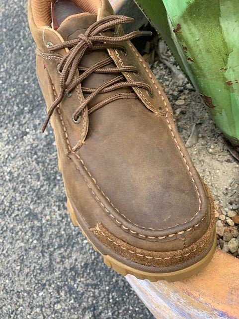 Men's Composite Toe Moc Toe Lace-Up Work Boot