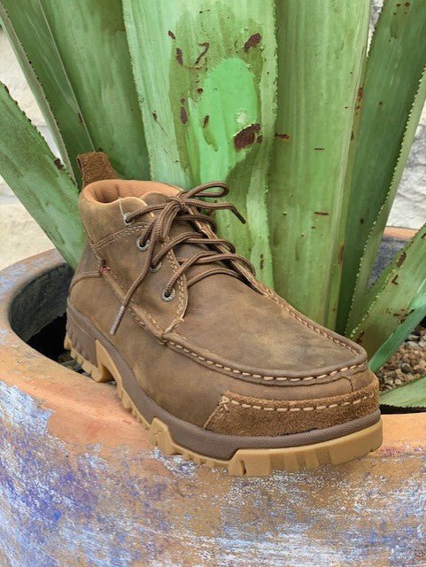 Men's Composite Toe Moc Toe Lace-Up Work Boot