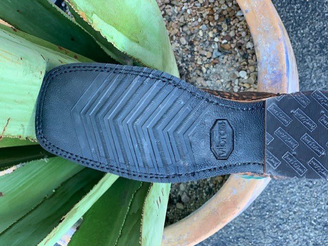 Men's Congo Safari Elephant Hide Western Boot