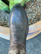 Men's Distressed Goat Hide Western Boot