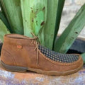 Men's Western Casual Patchwork Blue Brown Twisted X Moccasin - MDM0057