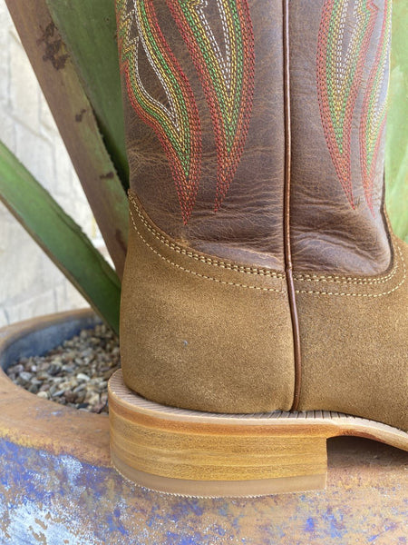 Men's Roughout Square Toe Western Boot