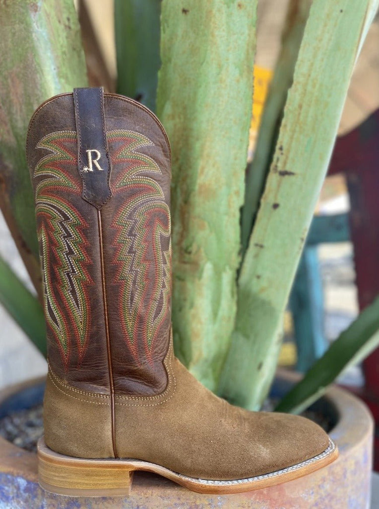 Men's Roughout Square Toe Western Boot