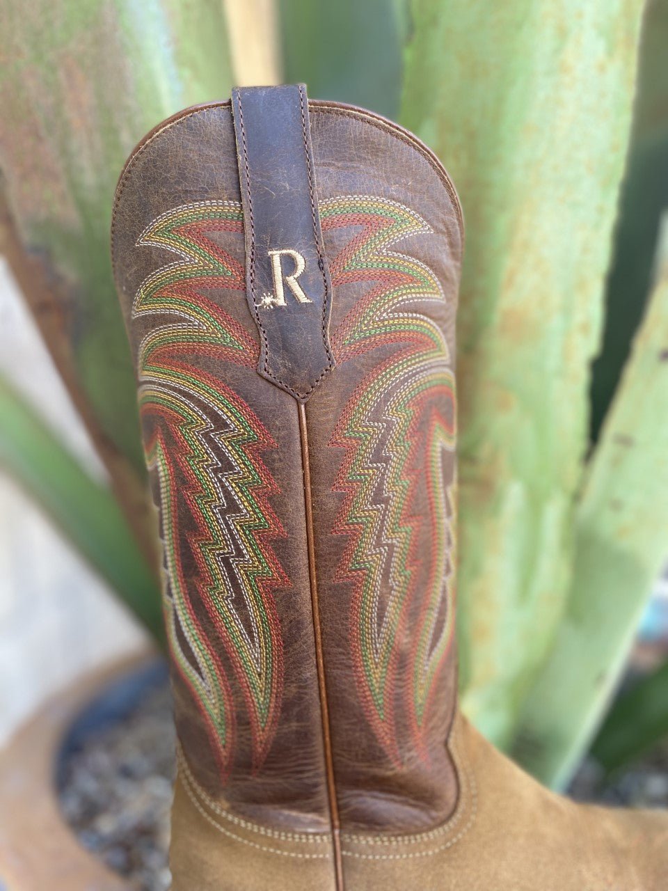 Men's Roughout Square Toe Western Boot
