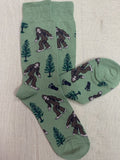 Men's Bigfoot Socks in Green/Brown - SSM1423MOS - Blair's Western Wear Marble Falls, TX 