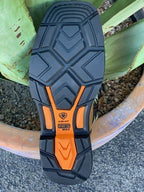 Men's Soft Toe Waterproof Wide Square Toe Work Boot