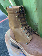 Men's Steel Toe Lite Cowboy Lacer Work Boot