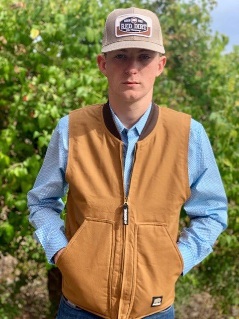 Men's Heavy duty duck work vest v812bd