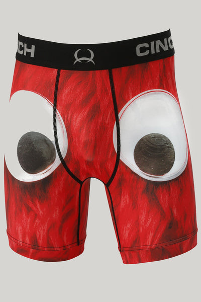 Men's Cinch Red Eye Monster Boxers - MXY6009013 Blair's Western Wear Marble Falls, TX