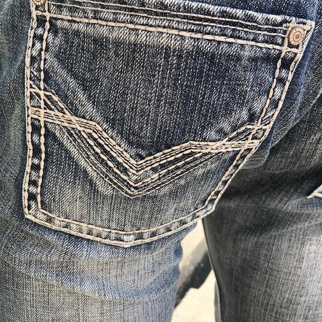 Rock and Roll Pistol Fit Straight Leg Jean - M1P5137
