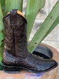Black Cherry Full Quill Ostrich handmade by Rod Patrick - 13553