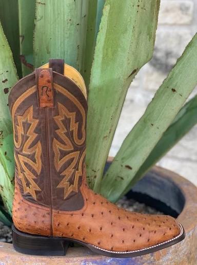 Rod Patrick Men's Handmade Full Quill Ostrich Western Boots - 8569