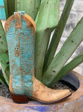 Ladies Handmade Bison Hide Western Cowgirl Boot - 11479