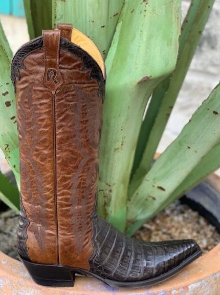 Ladies Handmade Rod Patrick Exotic Caiman Alligator - 11614