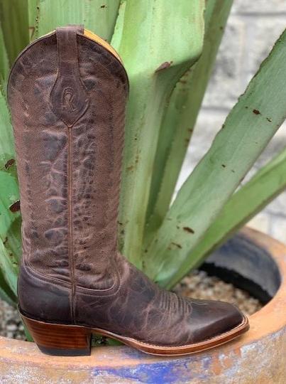 Ladies Handmade Goat Hide Cowgirl Boot - Rod Patrick Bootmakers - 13289
