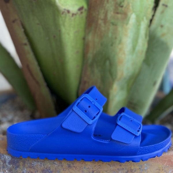 Women's Ultra Blue Arizona Birkenstock Sandal in Waterproof - 1001500 - Blair's Western Wear Marble Falls, TX 