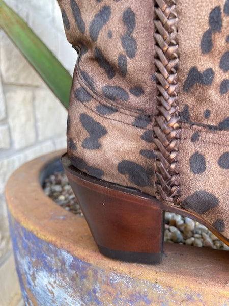 Women's Leopard Print Western Bootie - A4245 - Blair's Western Wear Marble Falls, TX