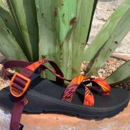 wine and orange chacos - Blair's Western Wear Marble Falls, Tx