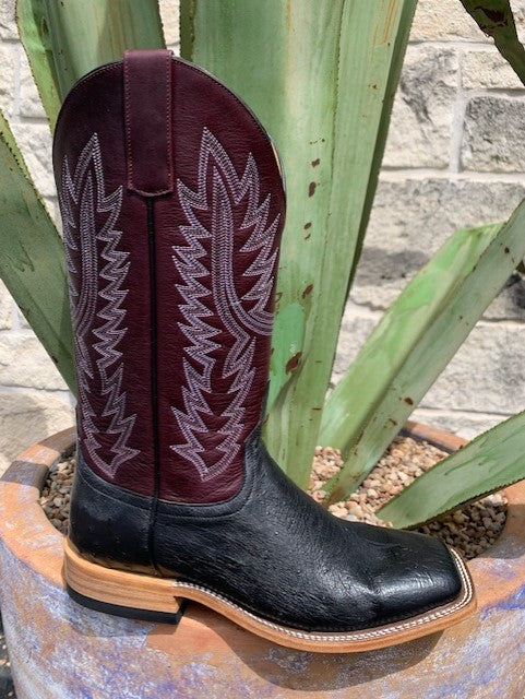 Black & Wine Boot - Blair's Western Wear Marble Falls, TX