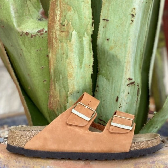 Women's Birkenstocks Pecan Arizona Soft Footbed Sandal - 1023388 - Blair's Western Wear Marble Falls, TX