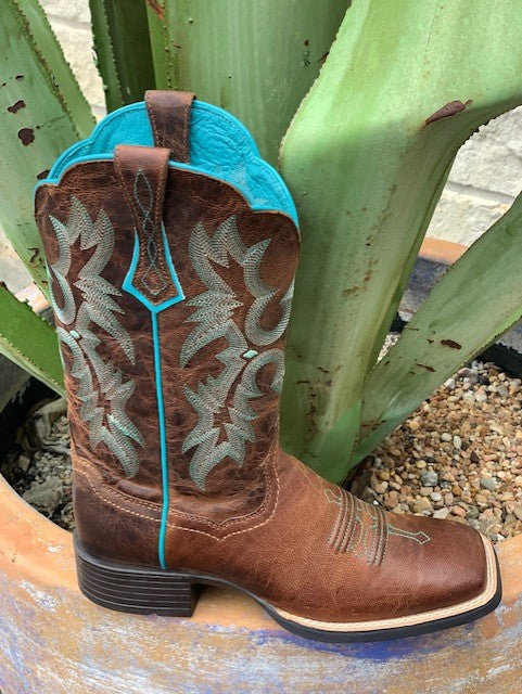 Leather Cowboy Boots Woman Ariat Women's Springfield Rubber Boots