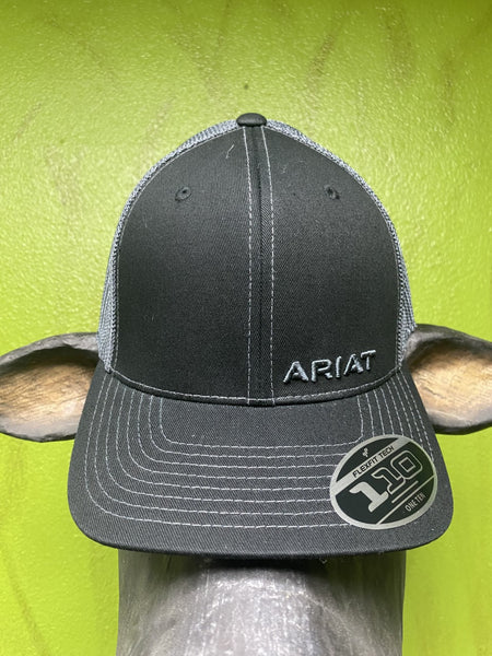 Men's Ariat Logo Har in Black - 1597501 - Blair's Western Wear Marble Falls, TX