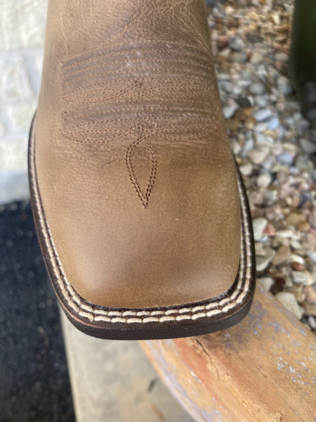 Men's Western Ariat Boot in Chocolate & Brown - 10038449 - Blair's Western Wear Marble Falls, TX