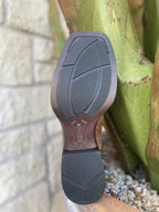 Men's Western Ariat Boot in Teal & Brown Full Grain Leather - 10034080 - Blair's Western Wear Marble Falls, TX