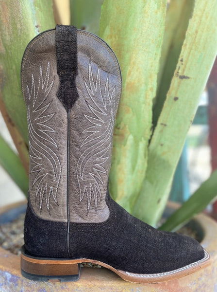 Men's Western Ariat Boot in Dark Chocolate Suede Leather - 10040241 - Blair's Western Wear Marble Falls, TX