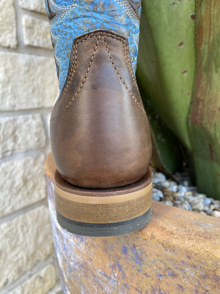 Men's Western Ariat Boot in Teal & Brown - 10035952 - Blair's Western Wear Marble Falls, TX