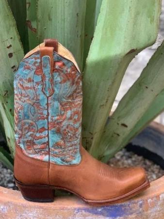 Ladies Nocona Brown Snip toe cowgirl boot - NL5022