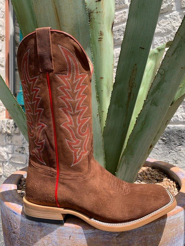 Horse Power Anderson Bean Roughout Cowboy Boot - Blair's Western Wear Marble Falls, TX