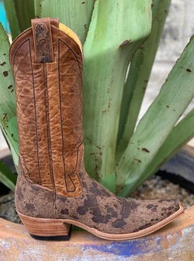 Ladies Handmade Rod Patrick Western Rough Out Boot - 11236