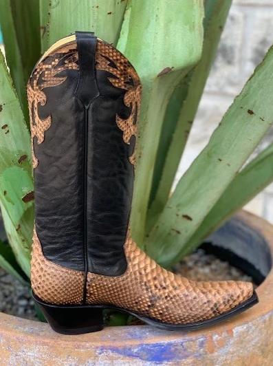 Ladies Rod Patrick Snake Skin Western Boot - 16964