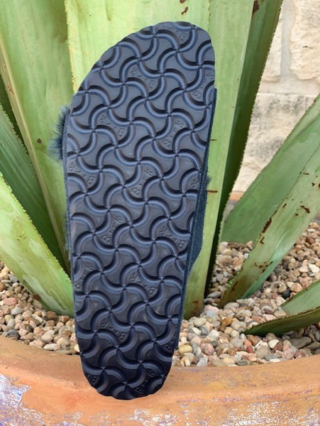 Birkenstock Women's Arizona Fur Mink Sandal  - 1014241