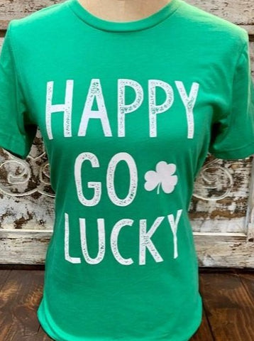 Ladies Green Lucky Shirt - Blair's Western Wear Marble Falls, TX
